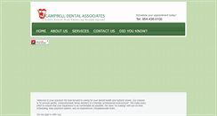 Desktop Screenshot of campbelldental.org